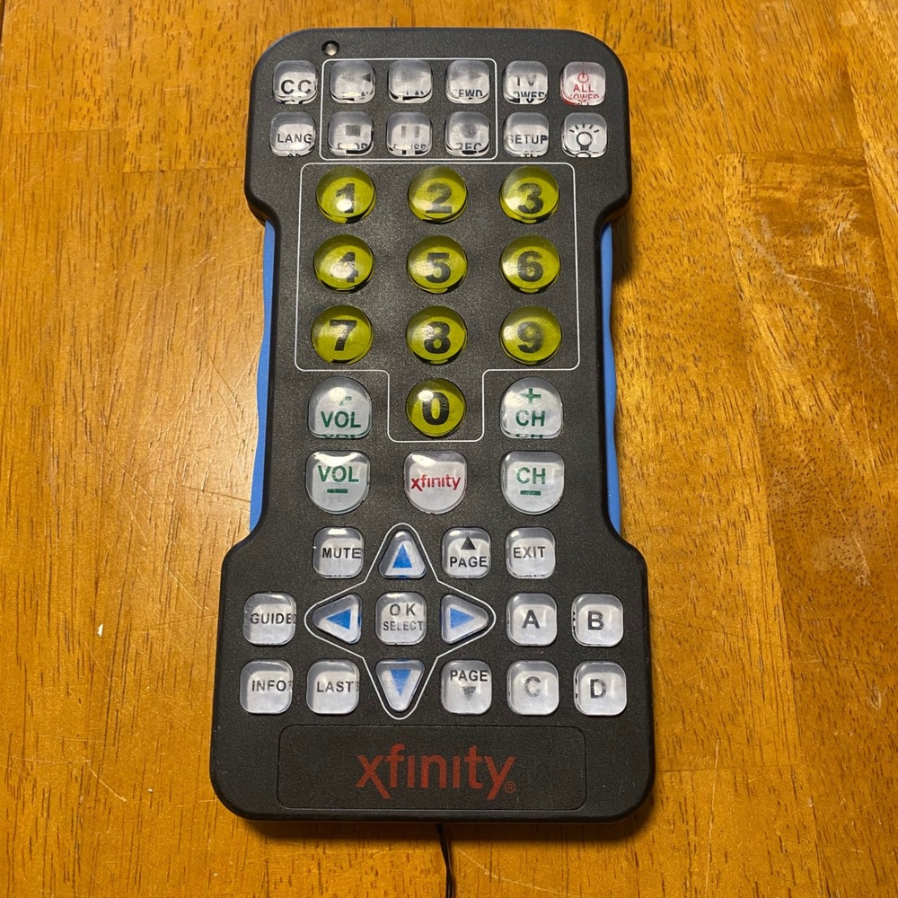 Xfinity Big EZ Remote Control Universal Senior Large Button Oversized Large